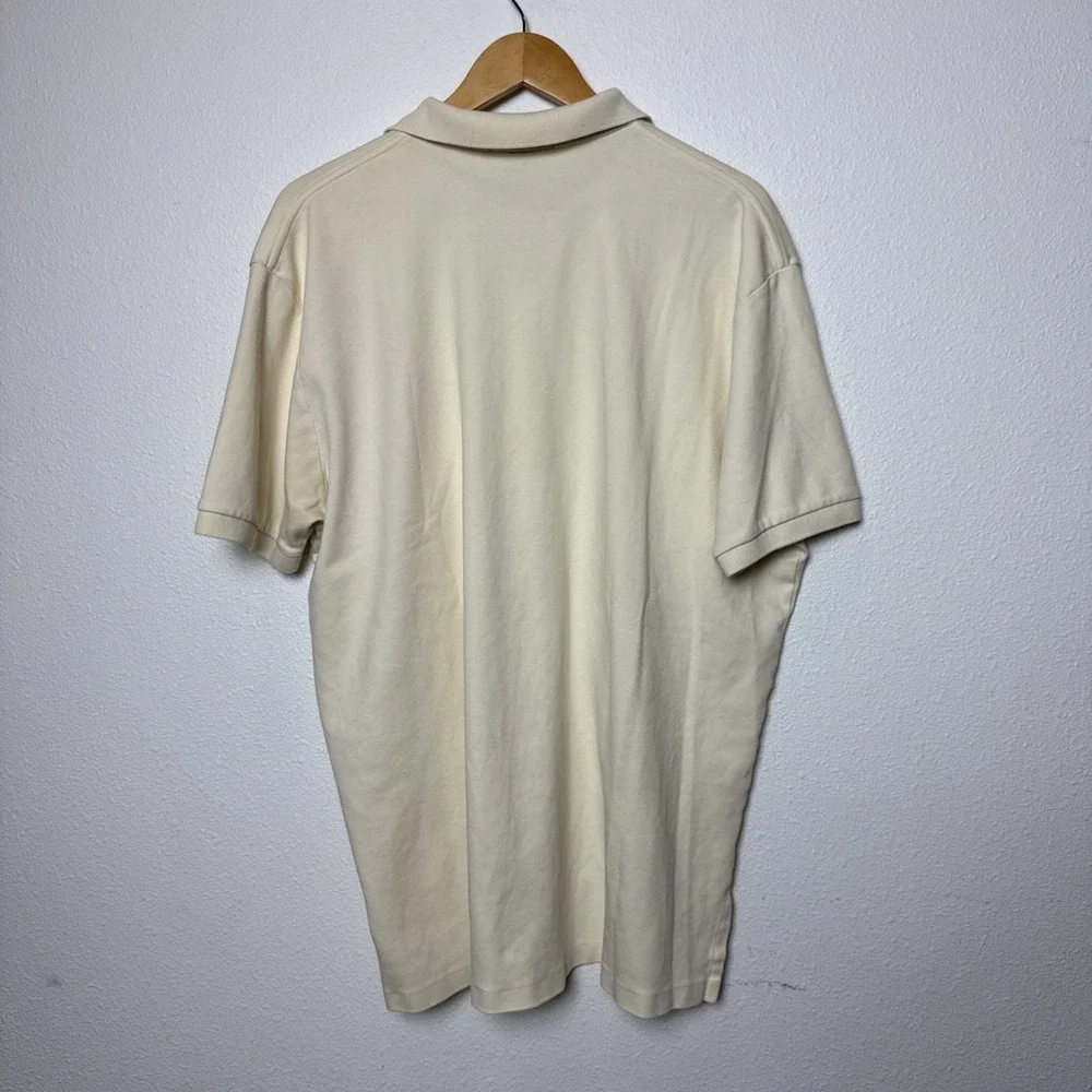 Polo‎ Ralph Lauren Men's Polo Shirt Size XXL 2x Large Yellow Ivory Brown
